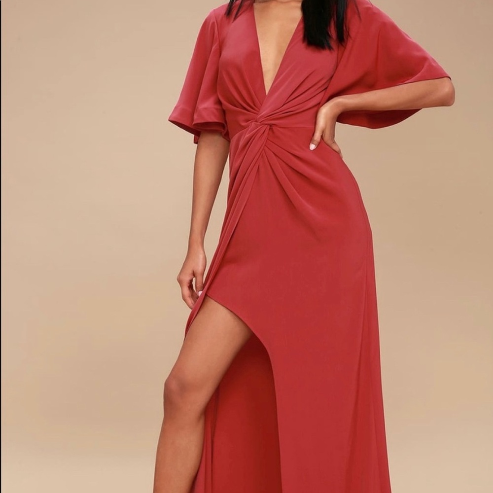 Keepsake The Label Knotted Maxi Dress - Picture 3 of 10